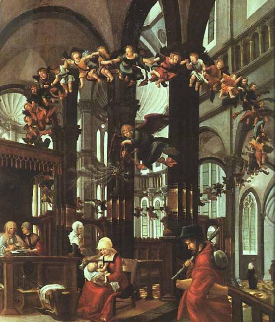 The Birth of the Virgin, Albrecht Altdorfer
